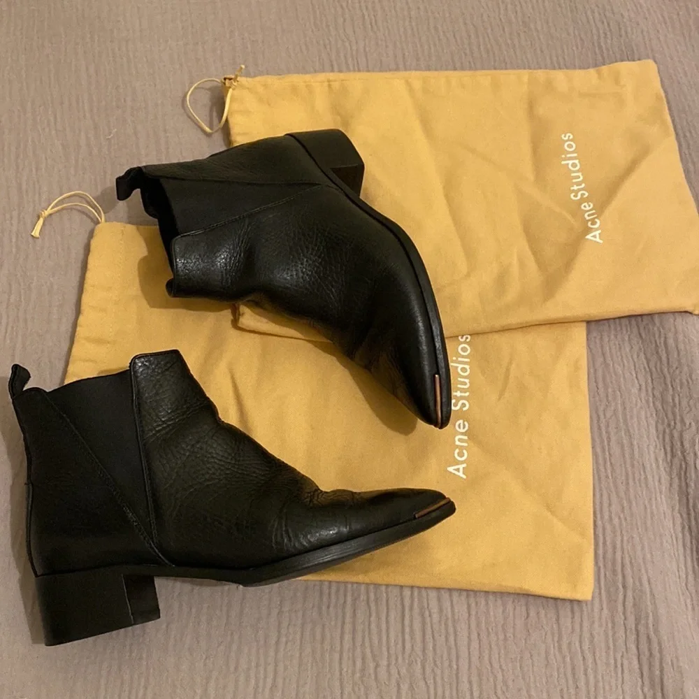 ACNE STUDIOS JENSEN BOOTS . Size 36 . Made in Italy - Picture 4 of 11